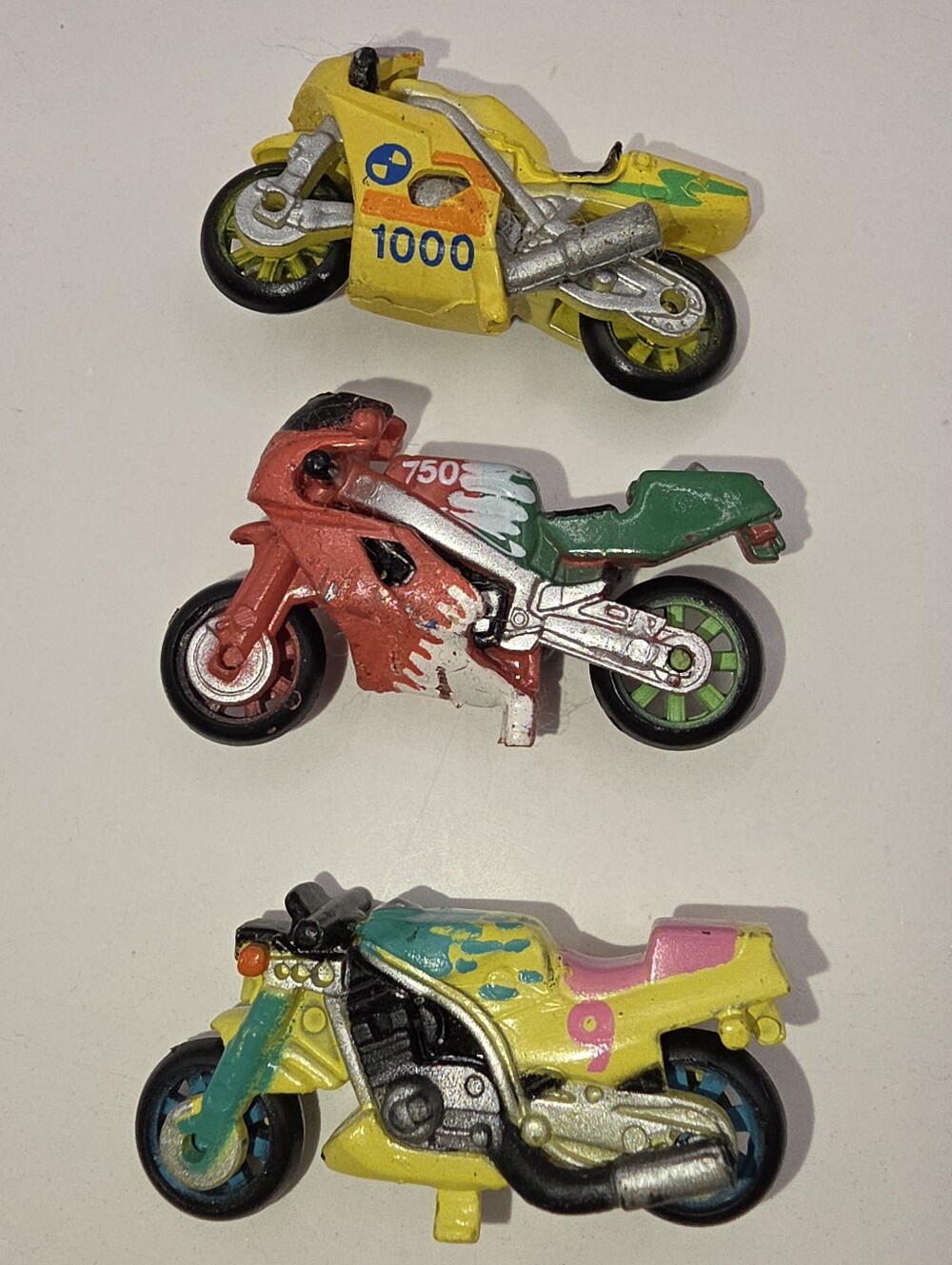 Vintage Micro Machines Motorcycle Lot 80s 90s